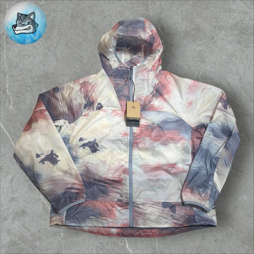 Nike ACG Cinder Cone Women's Hooded Light‎ Jacket Large Full Zip FN1952-440 $155